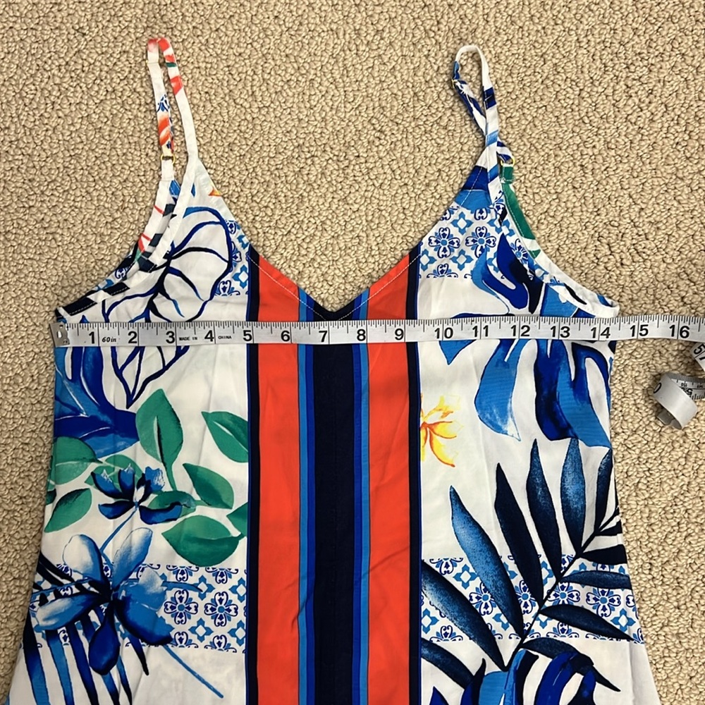 Tommy Bahama Palm Party Scarf Handkerchief Dress or Beach Pool Swim Cover Up XS - Picture 8 of 11